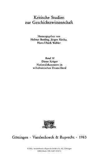 Nationalökonomen im wilhelminischen Deutschland