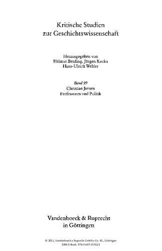 Professoren und Politik: Politisches Denken und Handeln der Heidelberger Hochschullehrer 1914-1935