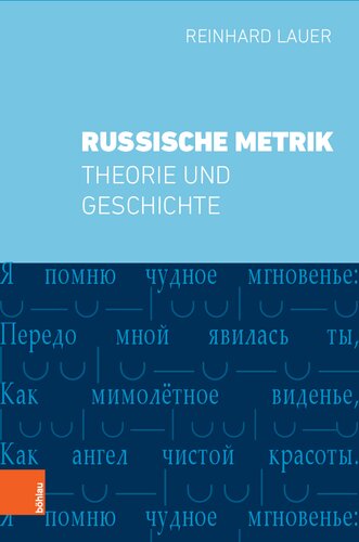 Russische Metrik: Theorie und Geschichte