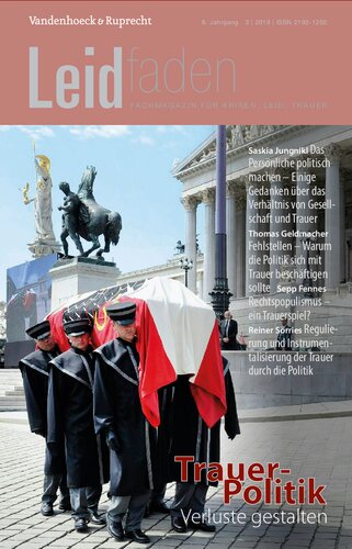 TrauerPolitik – Verluste gestalten: Leidfaden 2019, Heft 3