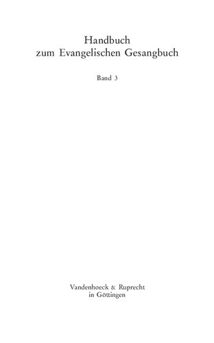 Liederkunde zum Evangelischen Gesangbuch. Heft 21