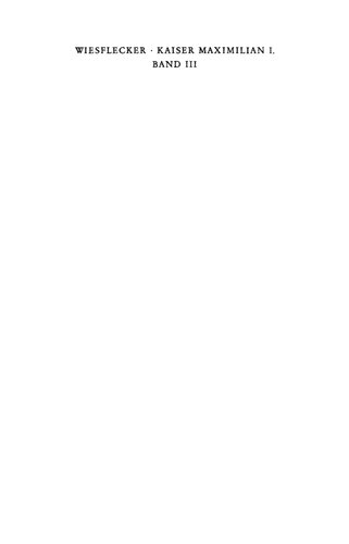 Auf der Höhe des Lebens. 1500-1508. Der große Systemwechsel. Politischer Wiederaufstieg