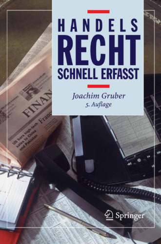 Handelsrecht - Schnell erfasst, 5. Auflage (Recht - schnell erfasst)