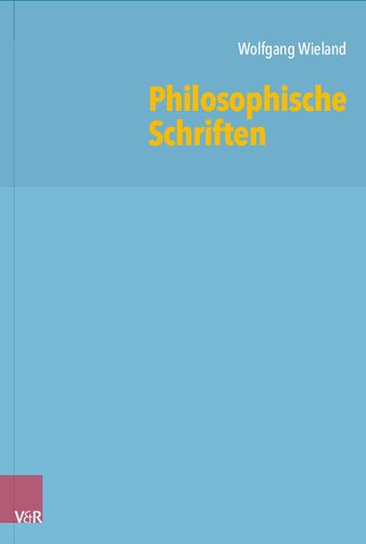 Philosophische Schriften