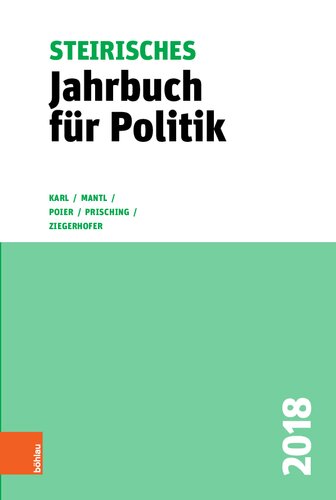 Steirisches Jahrbuch für Politik 2018
