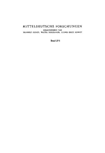 Kirchengeschichte Sachsens im Mittelalter: I. Band: Von den Anfängen kirchlicher Verkündigung bis zum Ende des Investiturstreites. II. Band: Das Zeitalter der Deutschen Ostsiedlung (11–13)