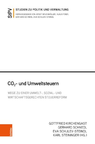CO₂- und Umweltsteuern: Wege zu einer umwelt-, sozial- und wirtschaftsgerechten Steuerreform