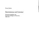Darwinismus und Literatur: naturwissenschaftliche und literarische Intelligenz in Österreich : 1859-1914