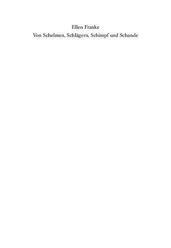 Von Schelmen, Schlägern, Schimpf und Schande: Kriminalität in einer frühneuzeitlichen Kleinstadt – Strasburg in der Uckermark