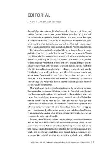 1979: Indes. Zeitschrift für Politik und Gesellschaft 2016 Heft 01