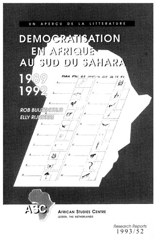 Démocratisation en Afrique au sud du Sahara (1989-1992): Un aperçu de la littérature