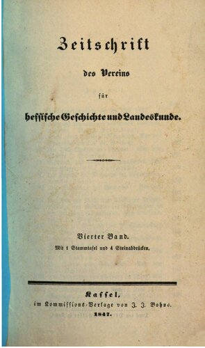 Zeitschrift des Vereins für Hessische Geschichte und Landeskunde