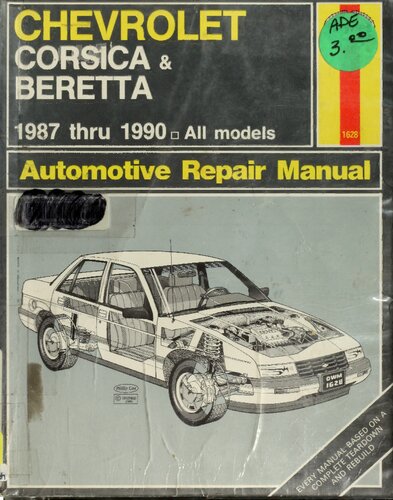 Haynes Chevrolet Corsica & Beretta Automotive Repair Manual