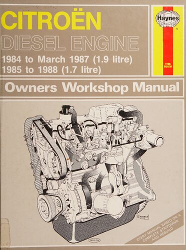 Haynes Citroën Diesel Engine Owner's Workshop Manual