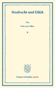 Strafrecht und Ethik