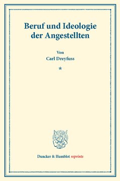 Beruf und Ideologie der Angestellten