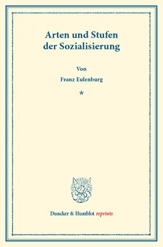 Arten und Stufen der Sozialisierung: Ein Gutachten