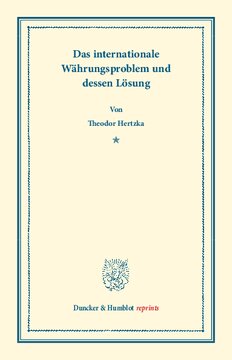 Das internationale Währungsproblem und dessen Lösung