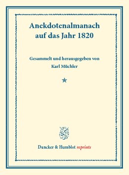 Anekdotenalmanach auf das Jahr 1820