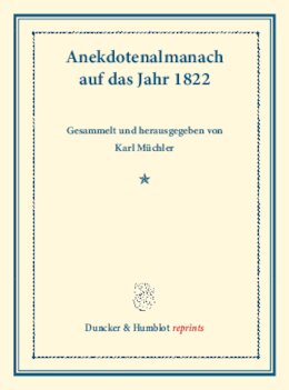 Anekdotenalmanach auf das Jahr 1822