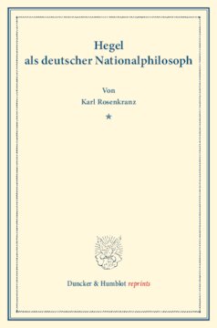 Hegel als deutscher Nationalphilosoph