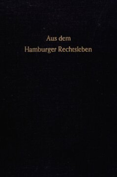 Aus dem Hamburger Rechtsleben: Walter Reimers zum 65. Geburtstag