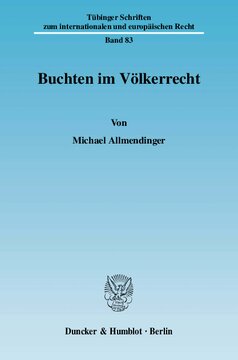 Buchten im Völkerrecht