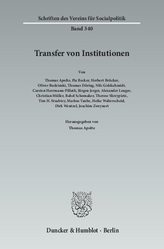 Transfer von Institutionen
