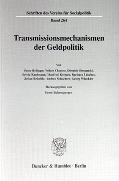 Transmissionsmechanismen der Geldpolitik