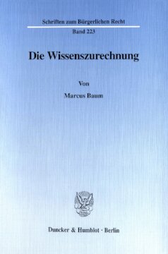 Die Wissenszurechnung