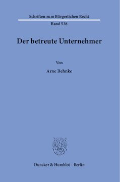 Der betreute Unternehmer