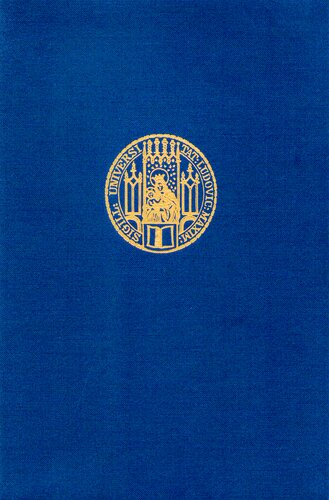 Die Ludwig-Maximilians-Universität in ihren Fakultäten: Erster Band