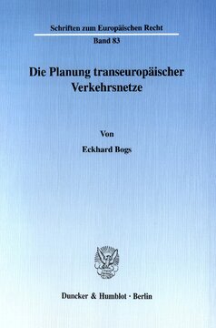 Die Planung transeuropäischer Verkehrsnetze