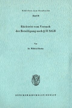 Rücktritt vom Versuch der Beteiligung nach § 31 StGB