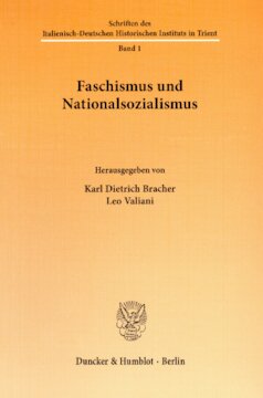 Faschismus und Nationalsozialismus