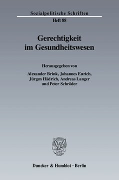 Gerechtigkeit im Gesundheitswesen