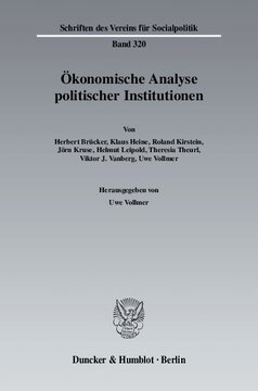 Ökonomische Analyse politischer Institutionen