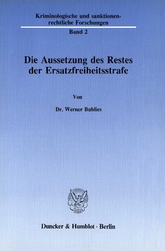 Die Aussetzung des Restes der Ersatzfreiheitsstrafe
