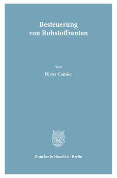 Besteuerung von Rohstoffrenten