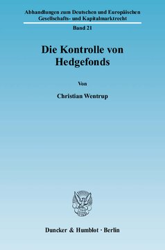 Die Kontrolle von Hedgefonds