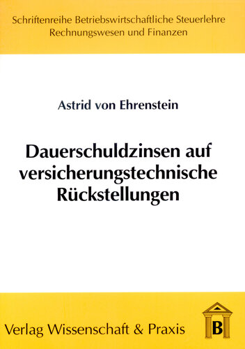 Dauerschuldzinsen auf versicherungstechnische Rückstellungen