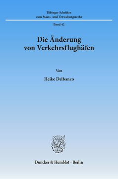 Die Änderung von Verkehrsflughäfen