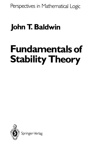 Fundamentals of Stability Theory