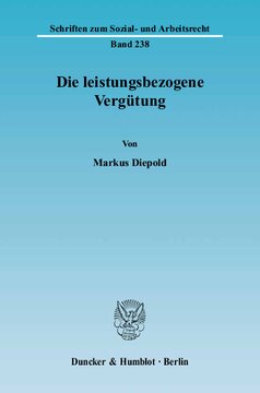 Die leistungsbezogene Vergütung