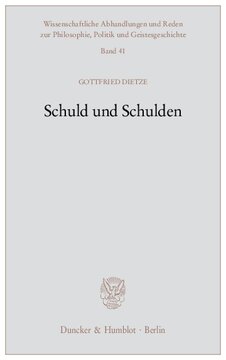 Schuld und Schulden