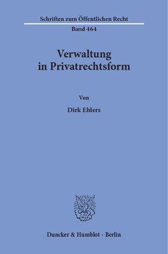 Verwaltung in Privatrechtsform