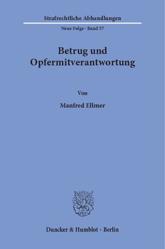 Betrug und Opfermitverantwortung