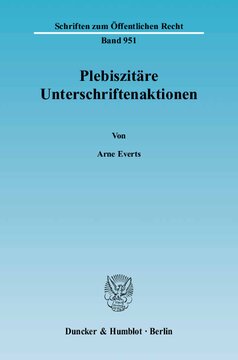 Plebiszitäre Unterschriftenaktionen