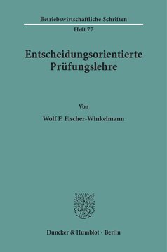 Entscheidungsorientierte Prüfungslehre