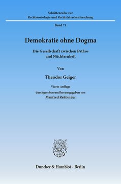 Demokratie ohne Dogma: Die Gesellschaft zwischen Pathos und Nüchternheit